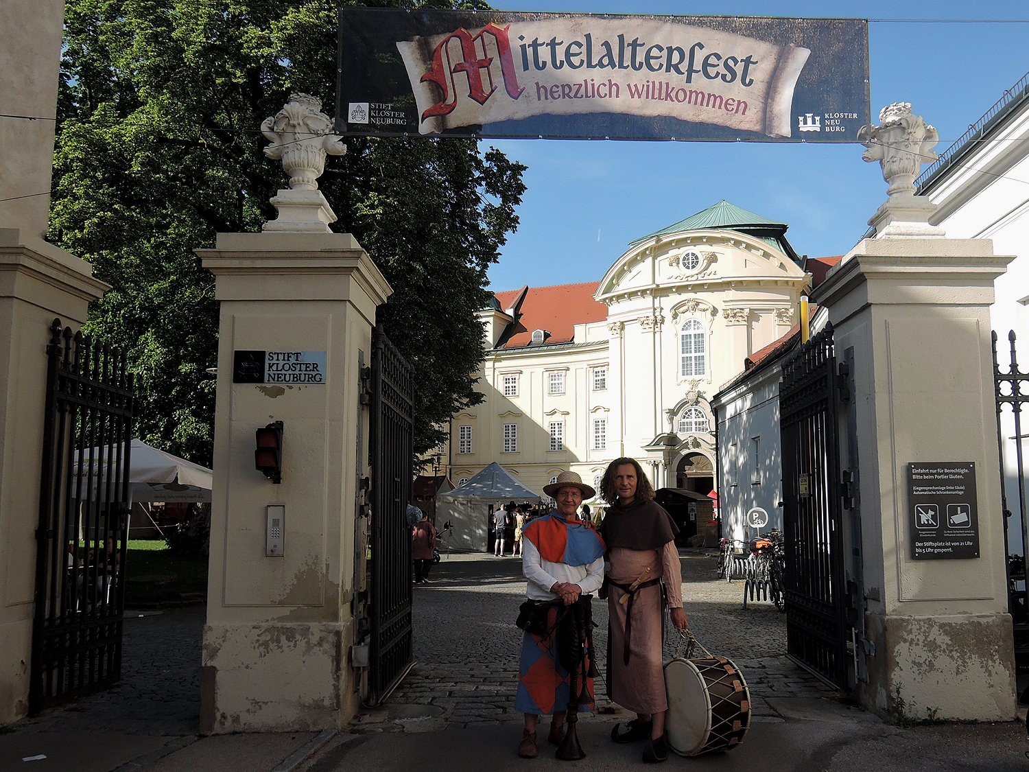 Perinhart der Bärenkühne  & Hellemuath der Pfiffige: Mittelalterfest Klosterneuburg